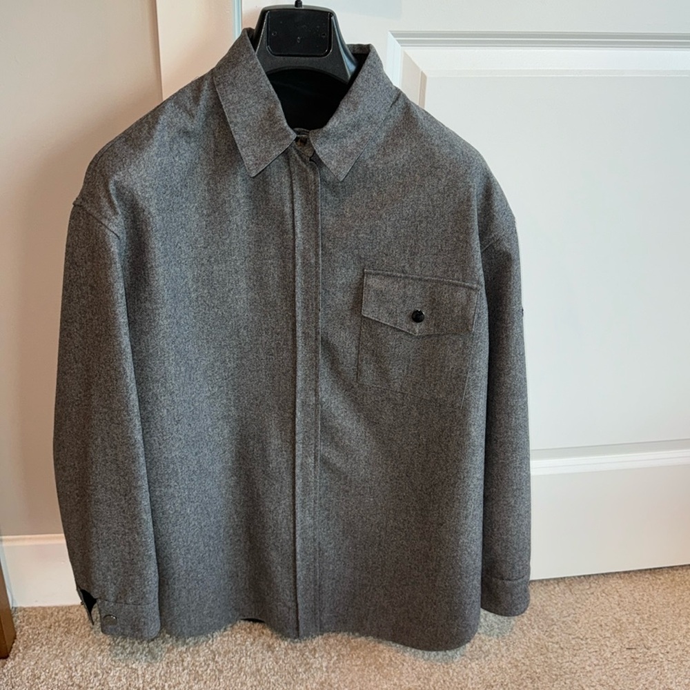 Moncler cashmere over shirt 100% authentic